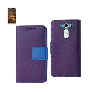 FC22-LGV10PP | Lg REIKO LG V10 3-IN-1 Wallet Case - Purple