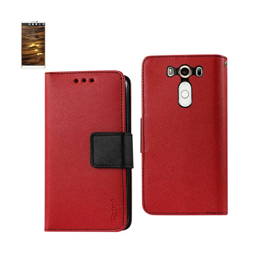 Lg FC22-LGV10RD Reiko  V10 3-in-1 Wallet Case In Red