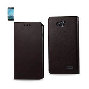 FC242-LGL90BR | Lg Stylish Brown Flip Folio Case with Card
