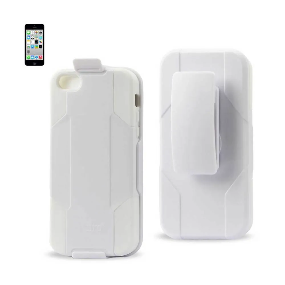 Apple SLCPC09-IPHONE5CWH Reiko Iphone 5c Hybrid Heavy Duty Holster Com