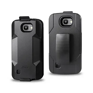 SLCPC09-LGSpreeBK | Lg Spree Heavy Duty Hybrid Holster Case