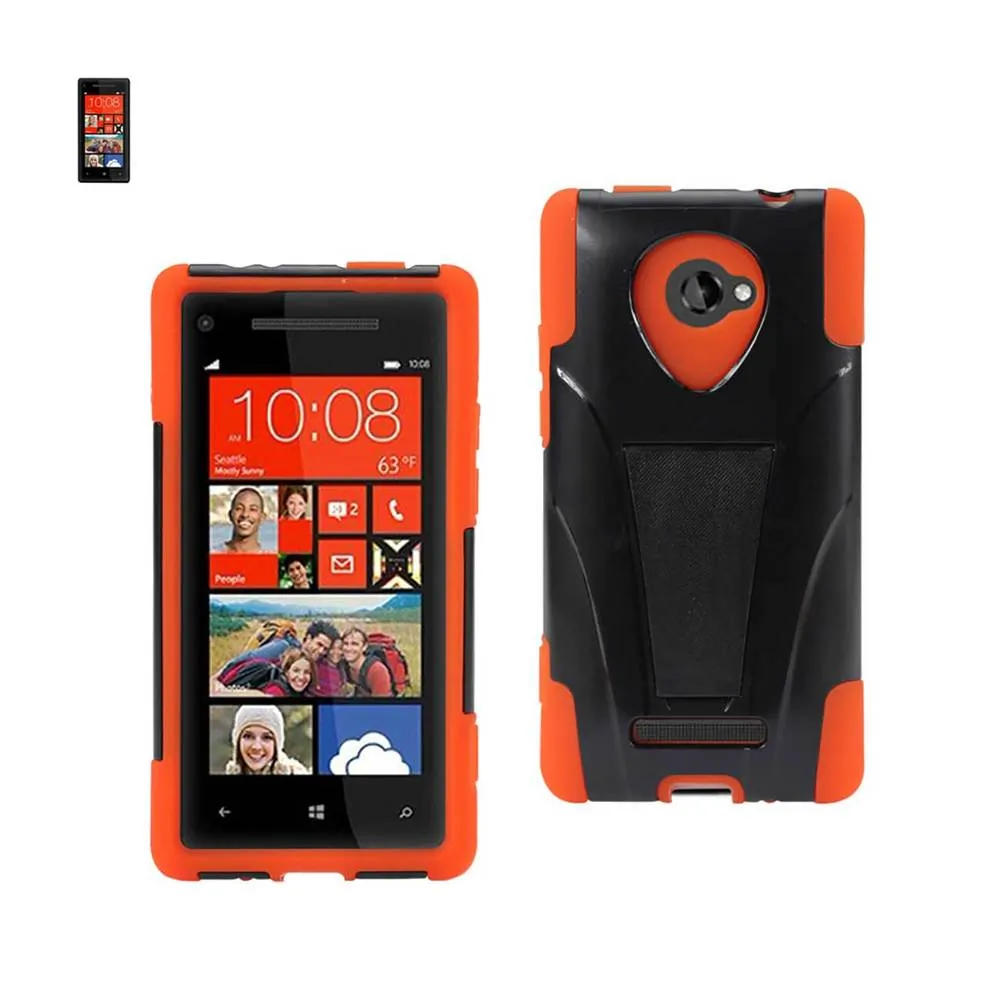 Htc SLCPC12-HTC8XBKORG Reiko  Windows Phone 8x Hybrid Heavy Duty Case 