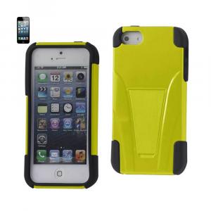 Apple SLCPC12-IPHONE5YLBK Reiko Iphone 55sse Hybrid Heavy Duty Case Wi