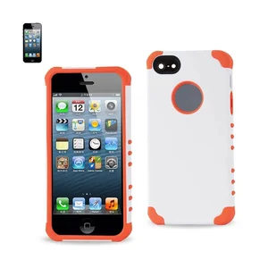 SLCPC20-IPHONE5WHORG | Apple Reiko Heavy Duty Hybrid Case