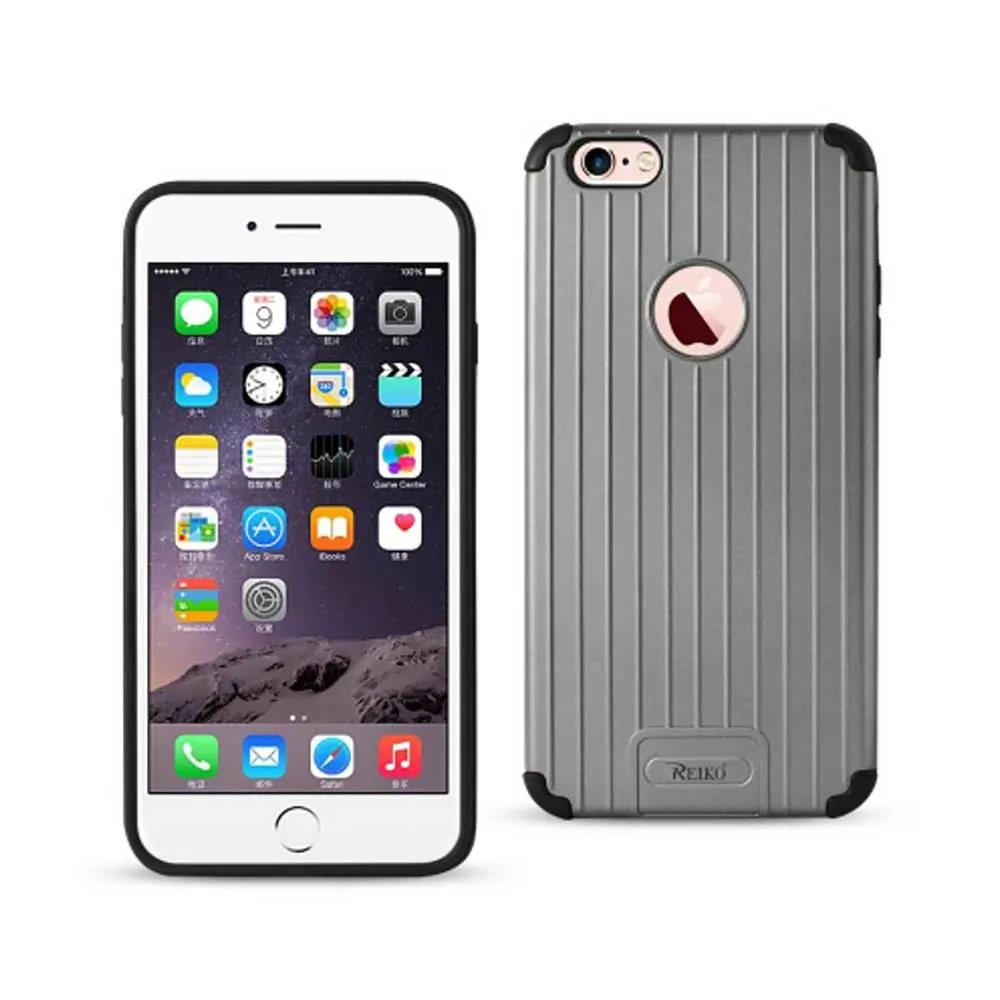 Apple SLCPC31-IPH6PLSBKGY Reiko Iphone 6 Plus 6s Plus Rugged Metal Tex