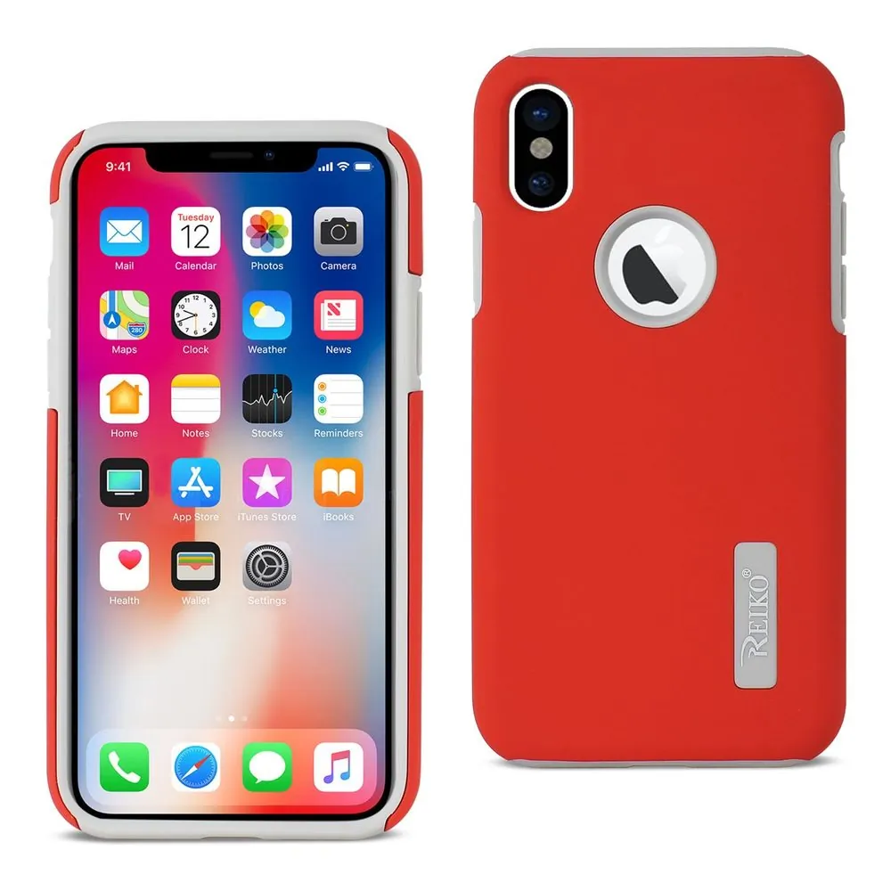 Apple SLCRPC01-IPHONEXRD Reiko Iphone X Solid Armor Dual Layer Protect