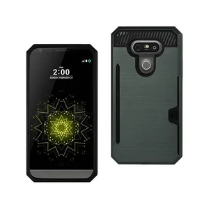 SPWC01-LGG5GY | Lg G5 Slim Armor Hybrid Case with Card
