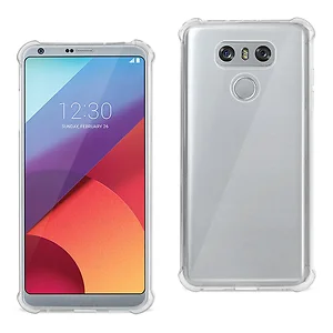 TPU09-LGG6CL | Lg Clear Bumper Case for LG G6 with Shock