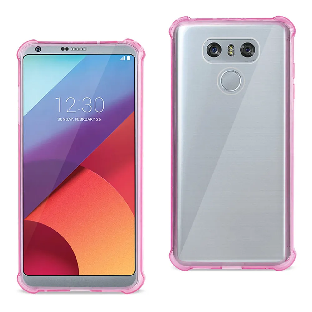 Lg TPU09-LGG6CLHK Reiko  G6 Clear Bumper Case With Air Cushion Shock A