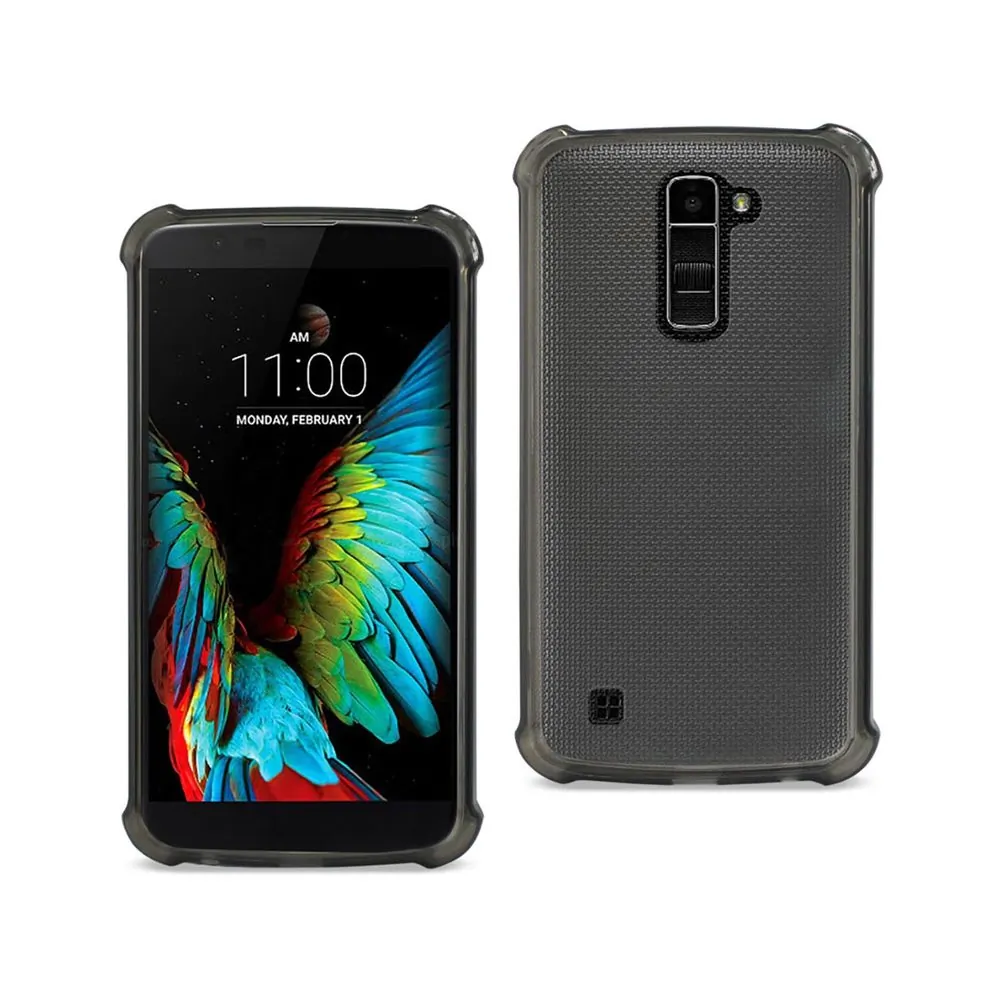 Lg TPU09-LGK10CLBK Reiko  K10 Mirror Effect Case With Air Cushion Prot