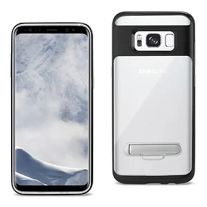 TPUPC04-S8EDGECLBK | Samsung Reiko Transparent Bumper Case