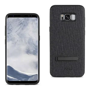 DTPU07-SAMS8BK | Samsung REIKO Galaxy S8 Denim Texture TPU