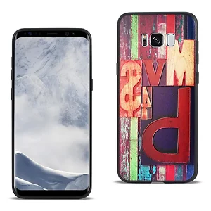 DTPU10-S8EDGEWF | Samsung Stylish Wood Pattern TPU Case for
