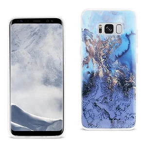 DTPU09-SAMS8BL | Samsung Stylish Blue Marble Case for