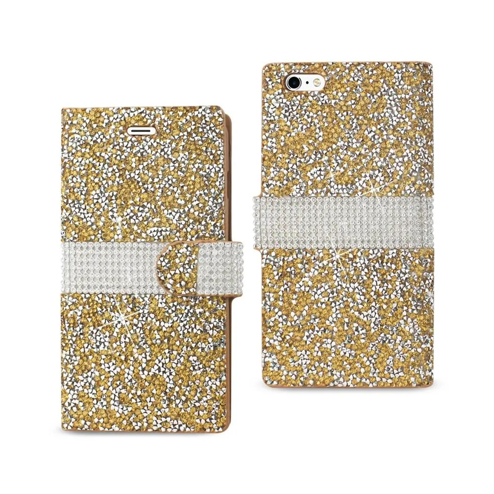 Apple DFC02-IPH6PLSGD Reiko Iphone 6 Plus Diamond Rhinestone Wallet Ca