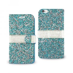 Apple DFC02-IPHONE6BL Reiko Iphone 6 Diamond Rhinestone Wallet Case In