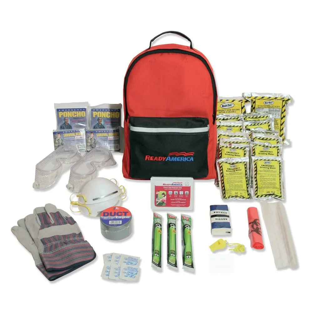 Ready 70286 2 Person Hurricane Emergency Kit 3 Day Pack