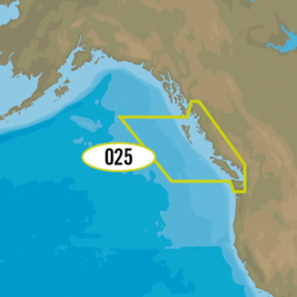 C-map NA-Y025 Max-n+ Na-y025 - Canada West Including Puget Sound