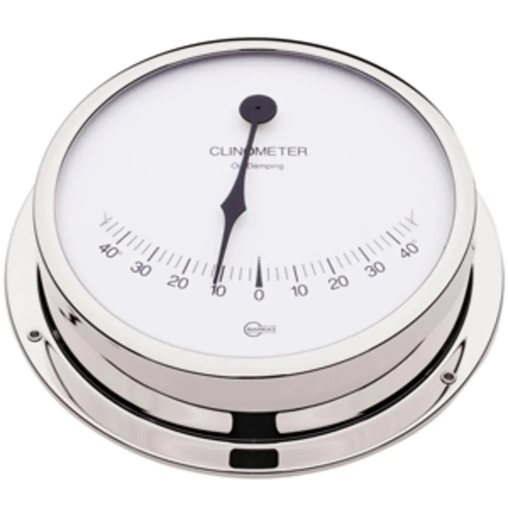 Barigo 911CR Viking Series Ship39;s Clinometer - Chrome Housing - 5 Di