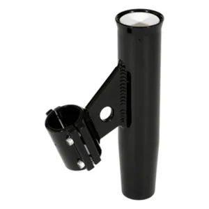 Lees Tackle Lee's Clamp-On Rod Holder - Black Aluminum -