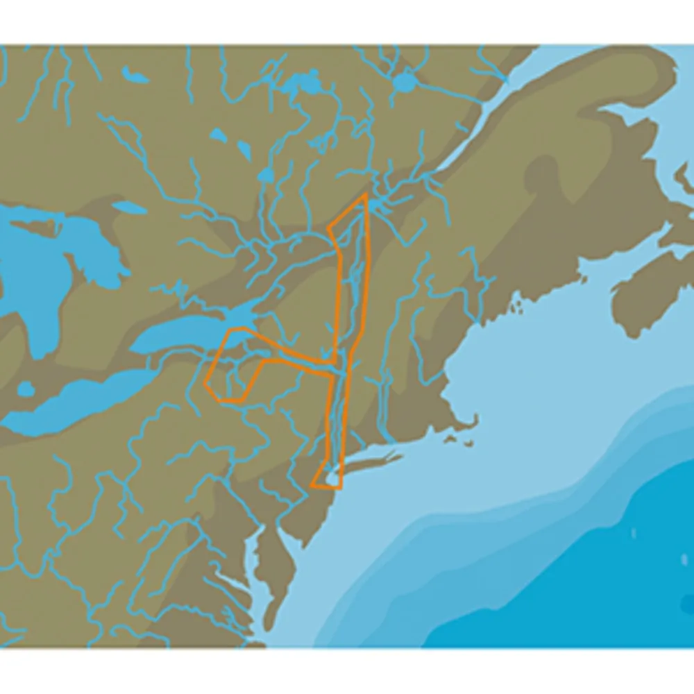 C-map NA-C333FPCARD Nt+ Na-c333 Hudson Champlain  Erie Barge Canal - F