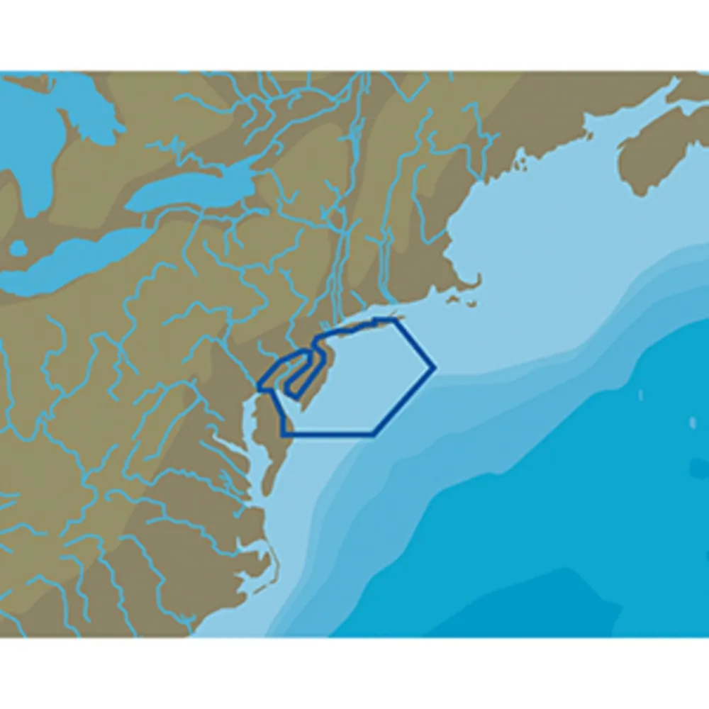 C-map NA-C334C/CARD Nt+ Na-c334 Shinnecock Bay To Deleware Bay - C-car