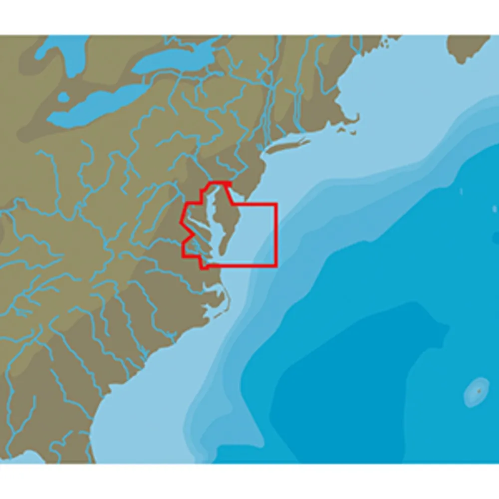 C-map NA-C335C/CARD Nt+ Na-c335 Chesapeake Bay - C-card Format