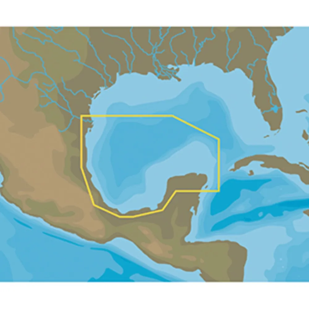 C-map NA-C413C/CARD Nt+ Na-c413 Brownsville To Cancun, Mexico - C-card