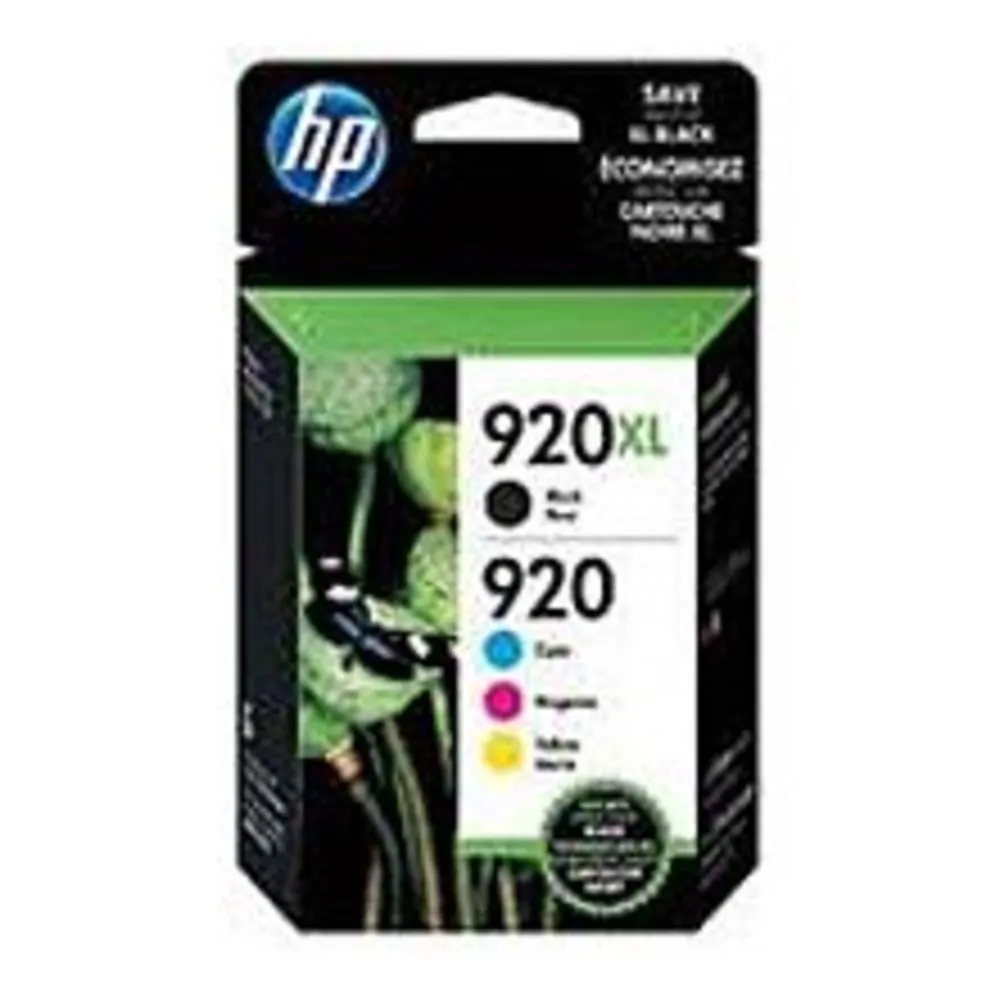 Original Hp N9H61FN Hp  920xl Black And 920 Cyanmagentayellow Ink Cart