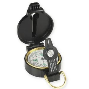 Ndur NDUR Lensatic Compass with Whistle for Survival
