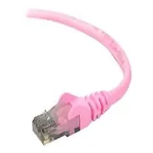 A3L980-03-PNK-S | Belkin 3FT CAT6 SNAGLESS PATCH CABLE,