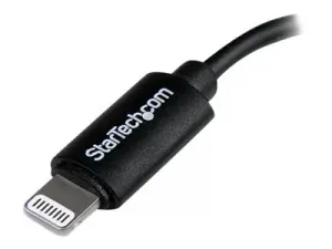 Startech USBUBLTB .com Black Micro Usb To Apple 8-pin Lightning Connec