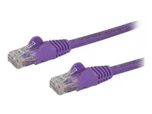 Startech N6PATCH125PL 125ft Cat6 Ethernet Cable - Purple Snagless Giga