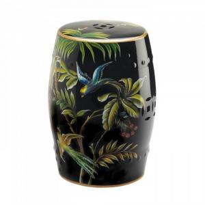 Accent 10018685 Tropical Birds Decorative Stool