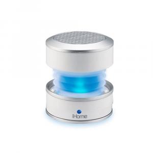 Ihome IHM61W Ihm61 Color Changing Stereo Mini Speaker White