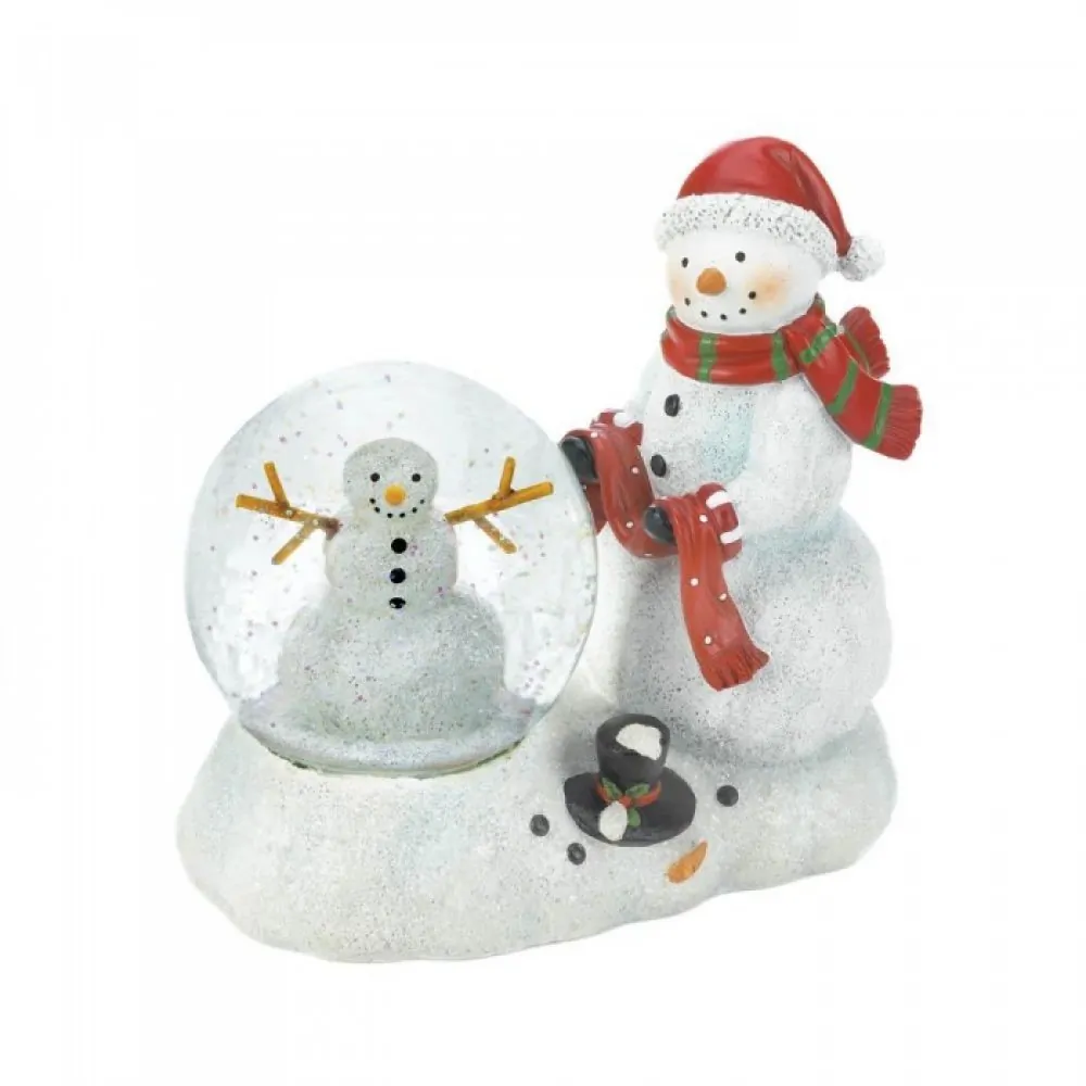 Christmas 10018552 Snowman Led Snow Globe