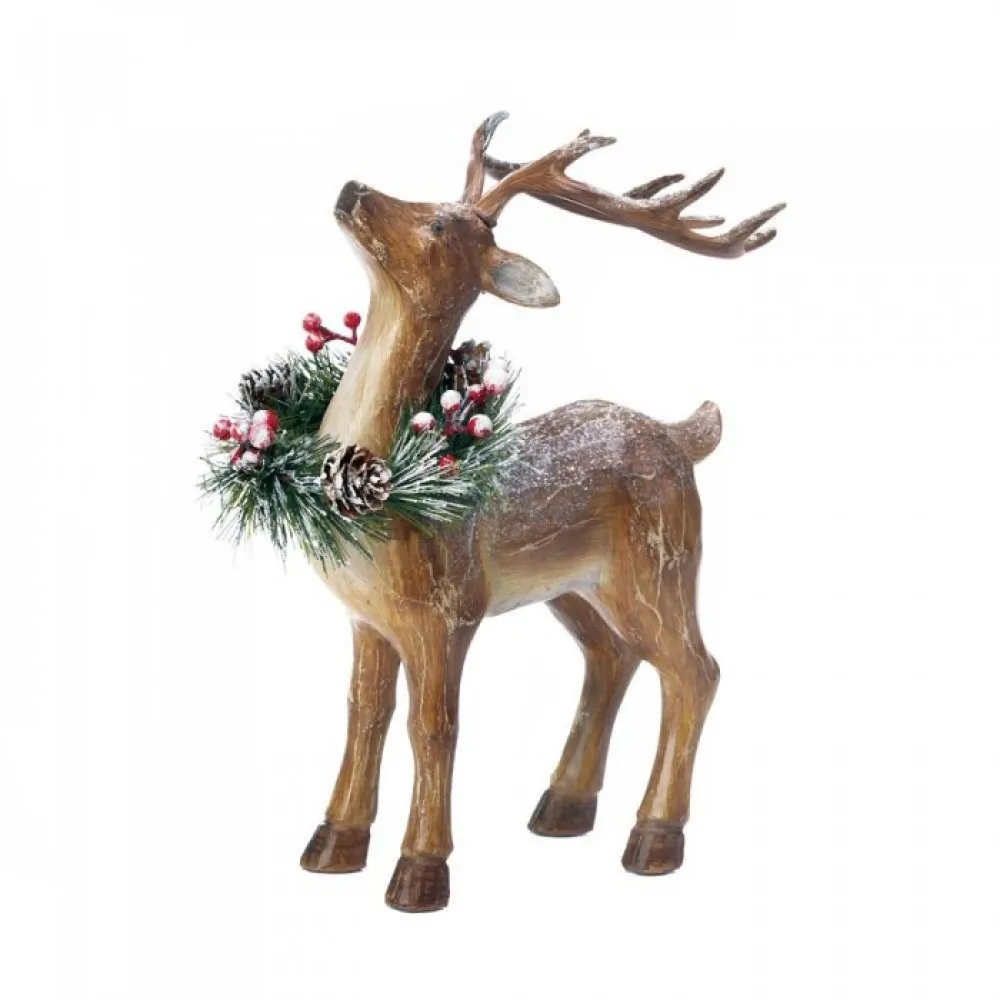 Christmas 10018554 Prancer Reindeer Figurine