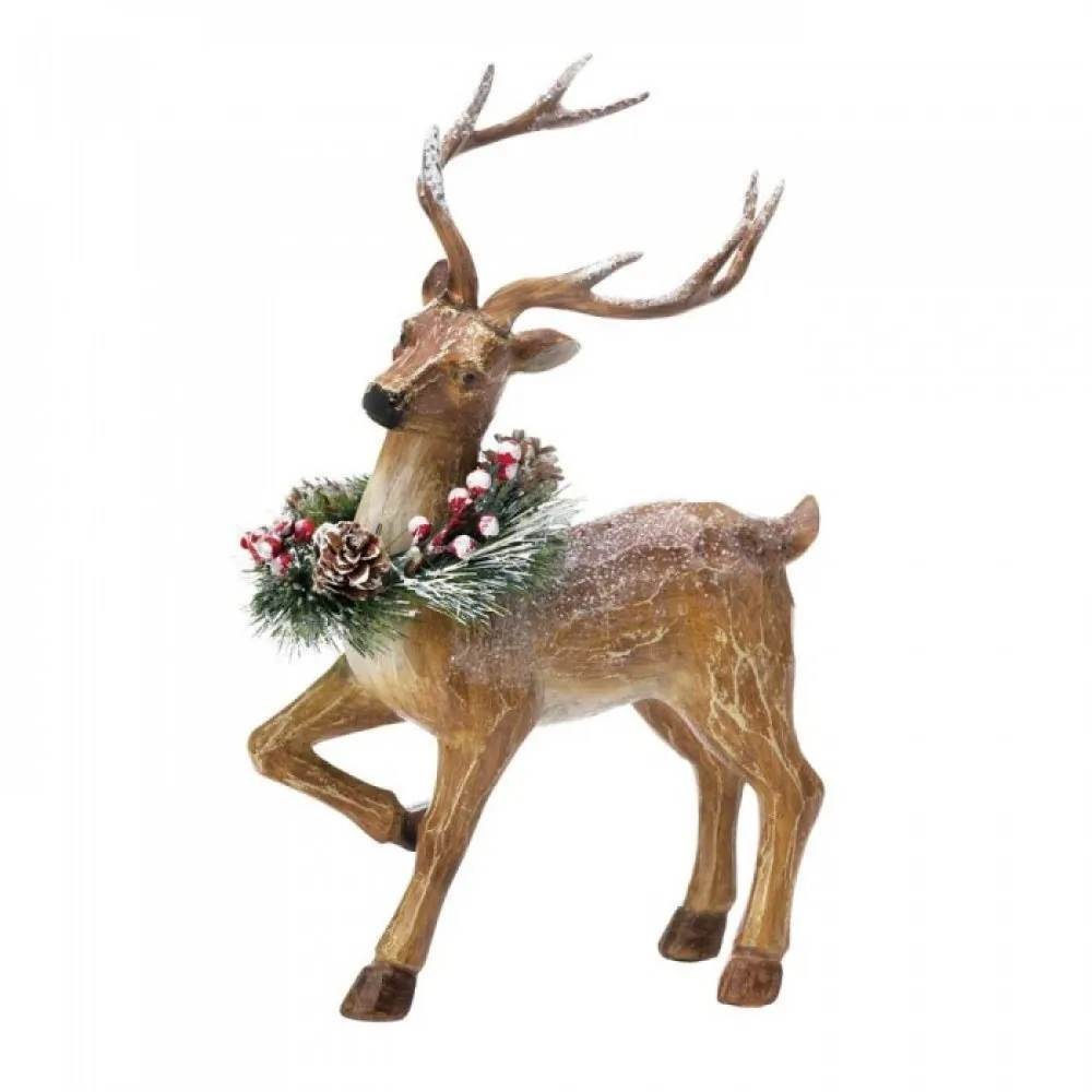 Christmas 10018555 Blitzen Reindeer Figurine