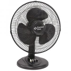 Comfort CZ121BK (r)  12 Oscillating Table Fan (black)