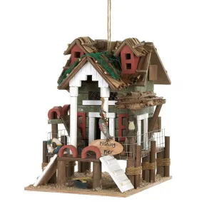 Songbird 10015476 Charmingly Detailed Fishing Pier Birdhouse