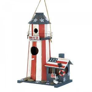 10018077 | Songbird Valley American Flag Lighthouse