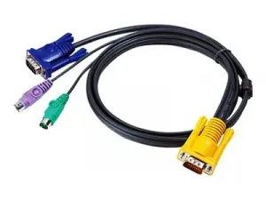 Aten 2L5203P 10 Sphd15 (m) -hd15(m)minidin6 (m) Cableacs1208l  Acs1216