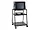 BBUL44-C4 | Bretford UL Listed Black TV Cart for 25-27 Inch