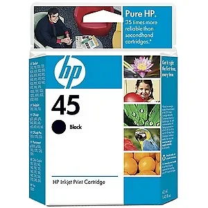KIT 51645A | Hp No. 45 Black Ink Cartridge - 4 Pack