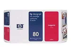 C4847A | Hp 80 Magenta Ink Cartridge - 350ml for DesignJet