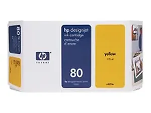 C4873A | Hp 80 Yellow Ink Cartridge 175ml for DesignJet