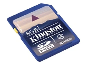 SD4/8GB | Kingston 8GB SDHC Class 4 Flash Memory Card
