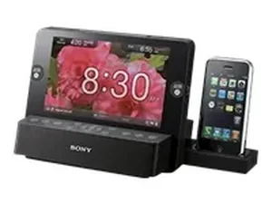 ICFCL75IP | Sony Clock Radio with 7-Inch LCD Dock for