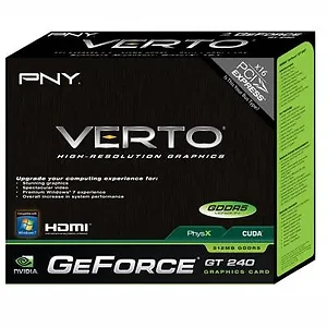 VCGGT2405G5XPB | Pny Technologies NVIDIA GeForce 240 512MB