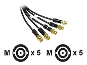 40222 | C2g 50FT Component Video Cable with 5 BNC Connectors